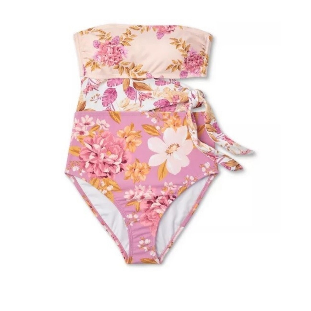 Women's Garden Floral Print Full Coverage One Piece Swimsuit - Kona Sol
